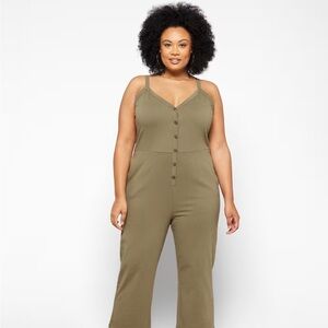 Sanctuary Button Front Knit Women's Jumpsuit